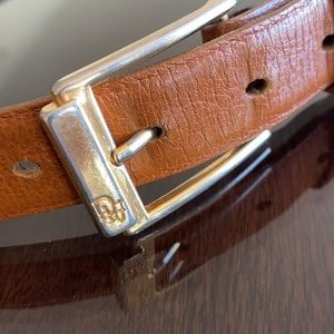 CHRISTIAN Dior size 34 leather belt.